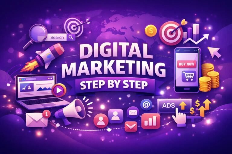 Digital Marketing Step by Step: A Complete Beginner’s Guide